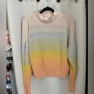 rainbow knit lauren conrad sweater